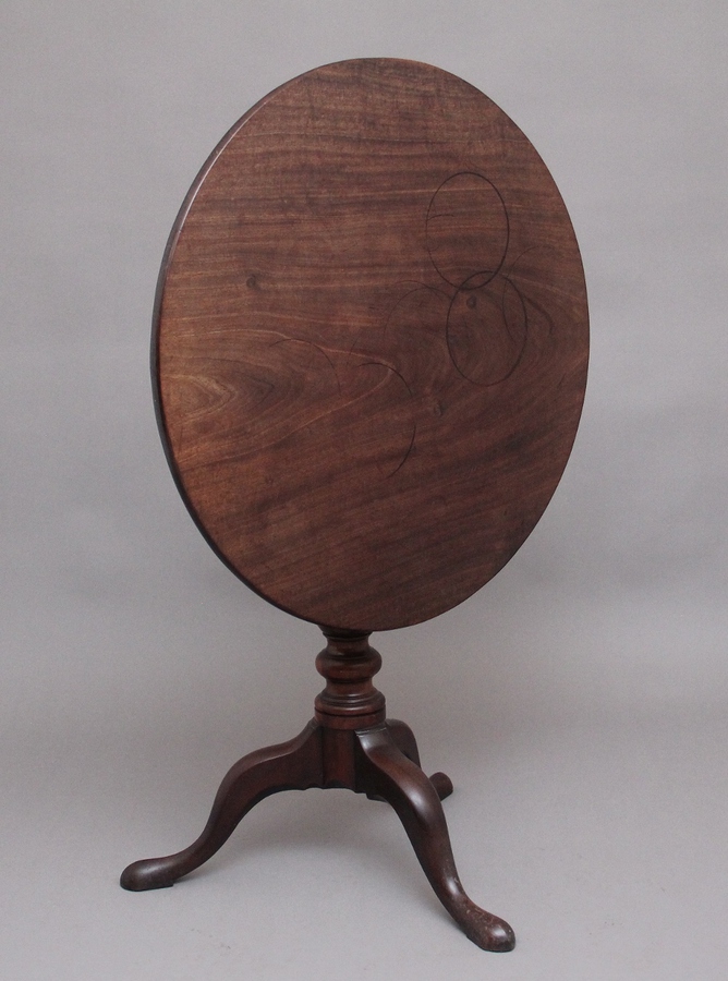 Antique 18th Century mahogany tripod table