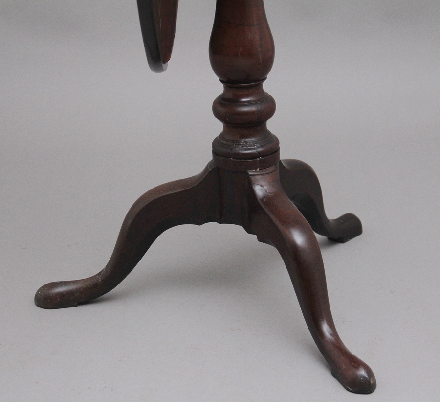 Antique 18th Century mahogany tripod table