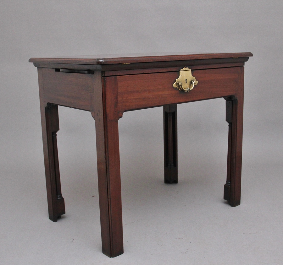 Antique 18th Century mahogany architect's desk