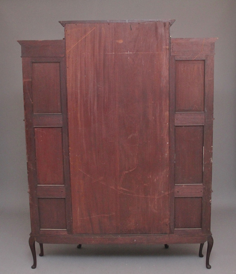 Antique 19th Century mahogany display cabinet
