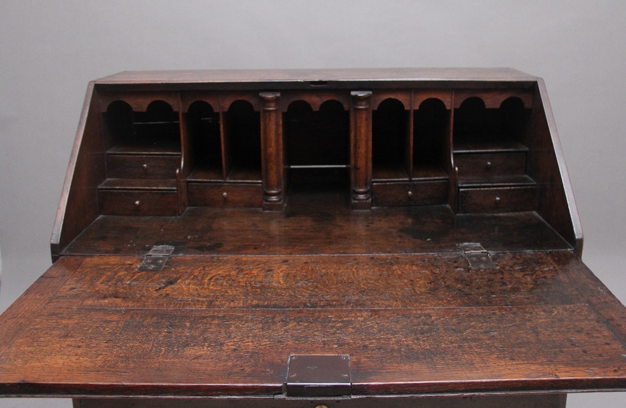 Antique Early 18th Century oak bureau