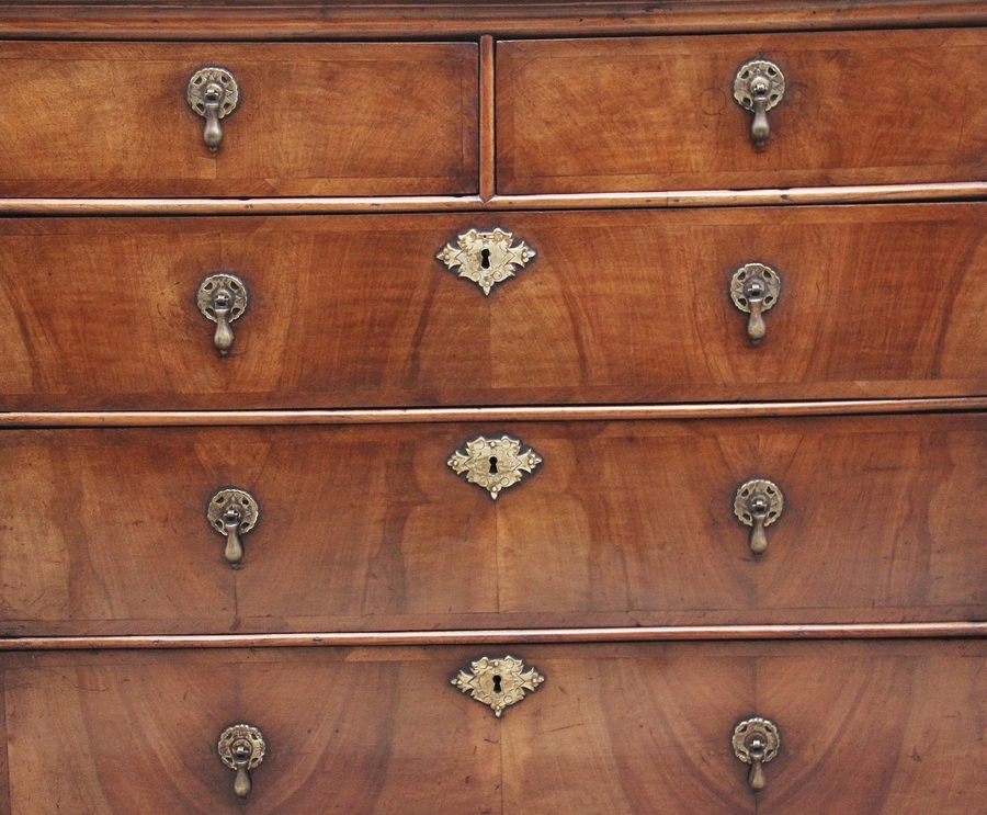 Antique 18th Century walnut chest of drawers