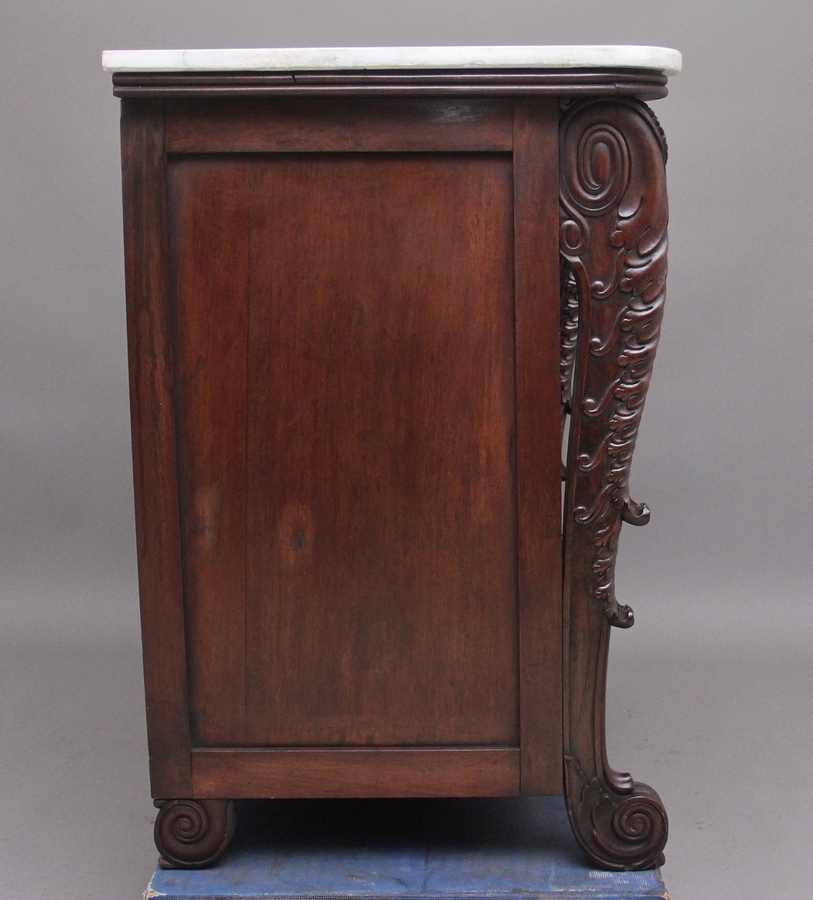 Antique 19th Century carved Anglo Indian cabinet