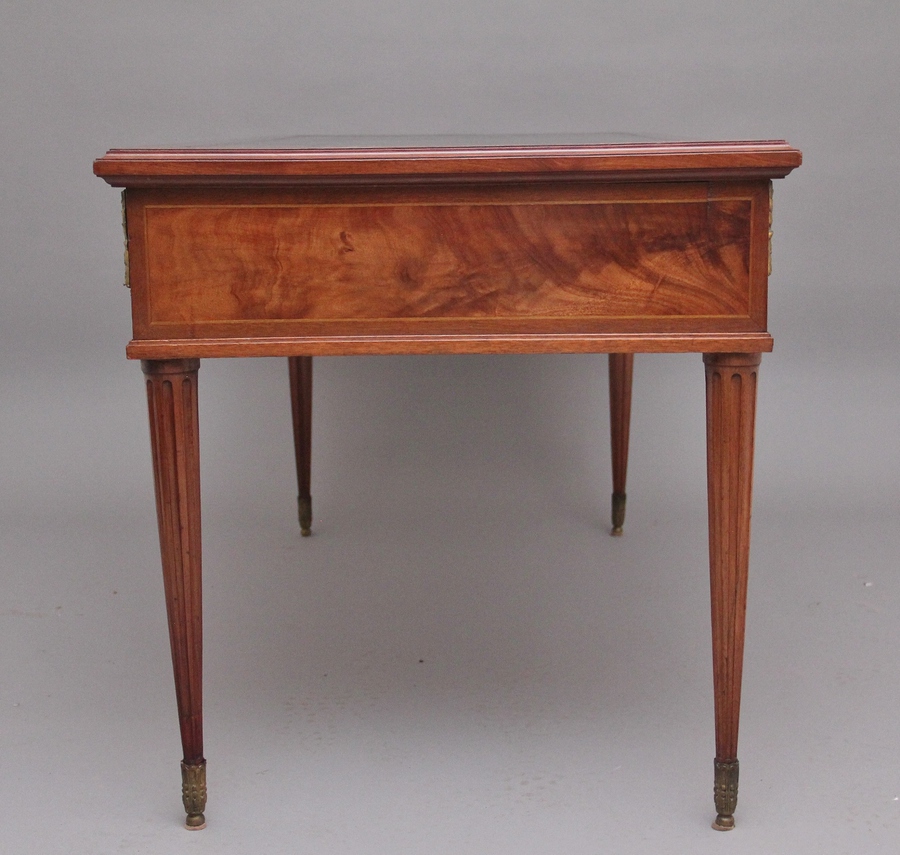Antique 19th Century antique French mahogany desk