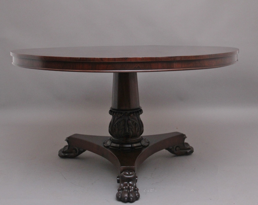 Antique Early 19th Century rosewood breakfast table