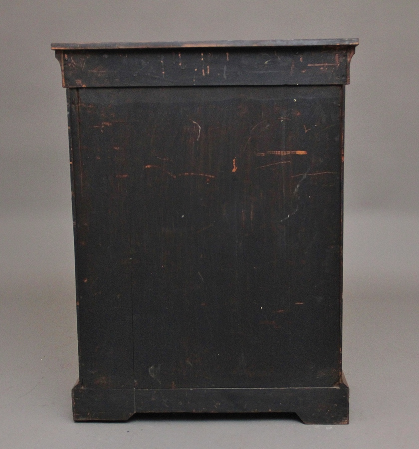 Antique 19th Century walnut and marquetry pier cabinet