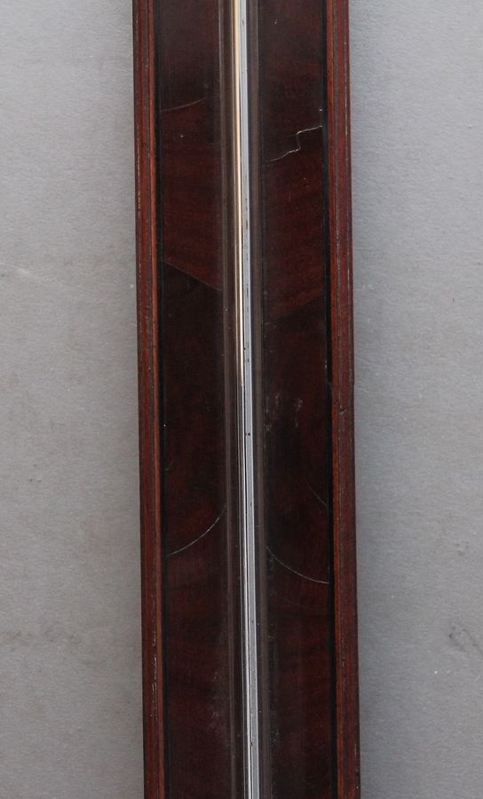Antique Early 19th Century mahogany stick barometer by Tagliaue & Torre of 294 Holborn, London
