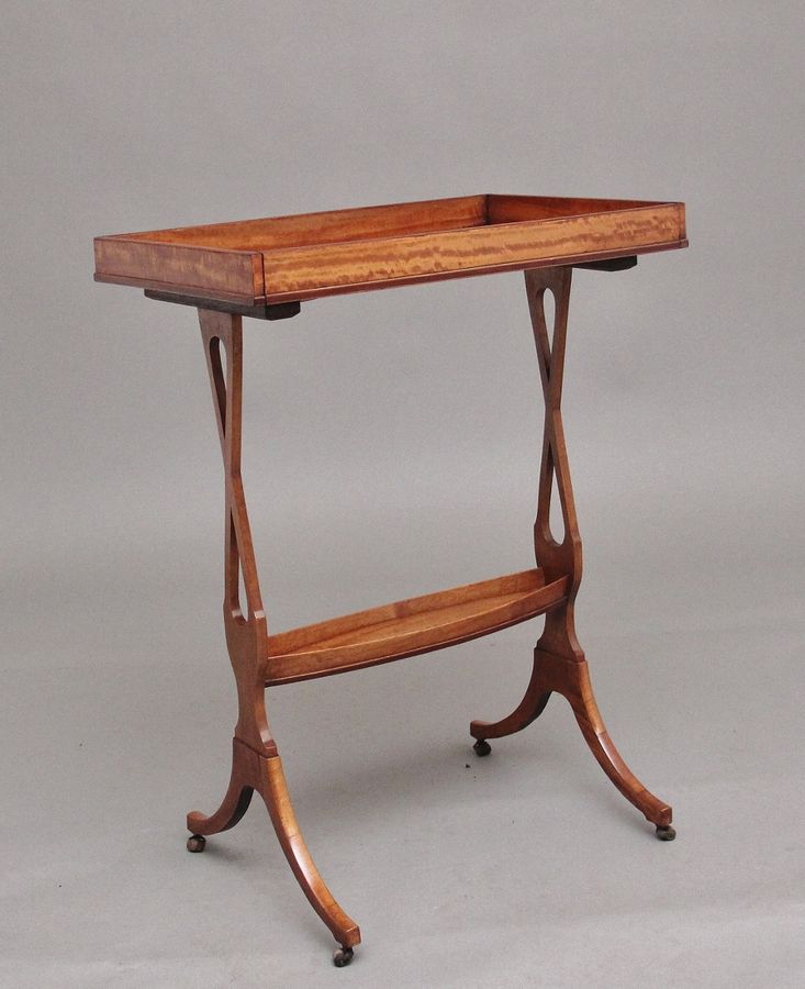 19th Century Sheraton Revival satinwood serving table
