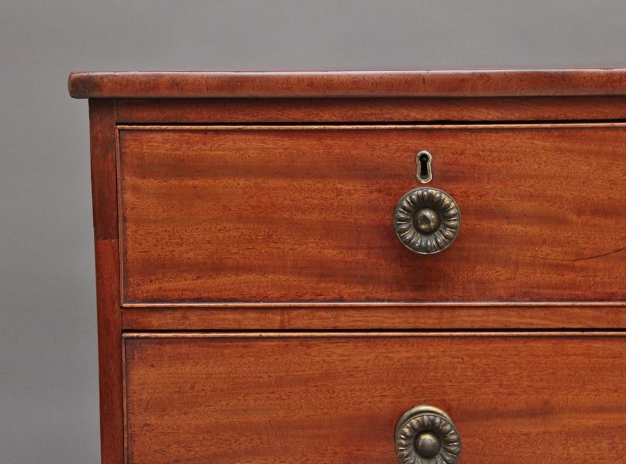 Antique Early 19th Century mahogany chest of drawers