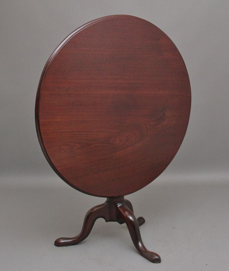 18th Century mahogany tripod table