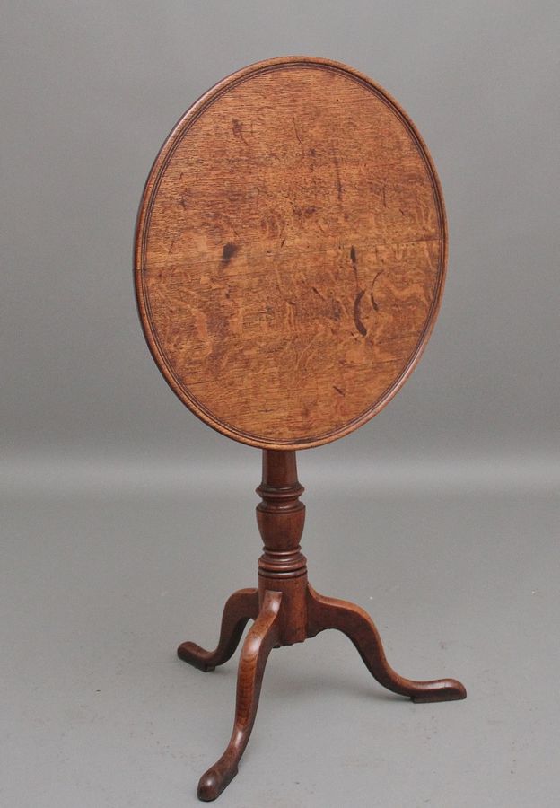 18th Century oak wine table from the Georgian period