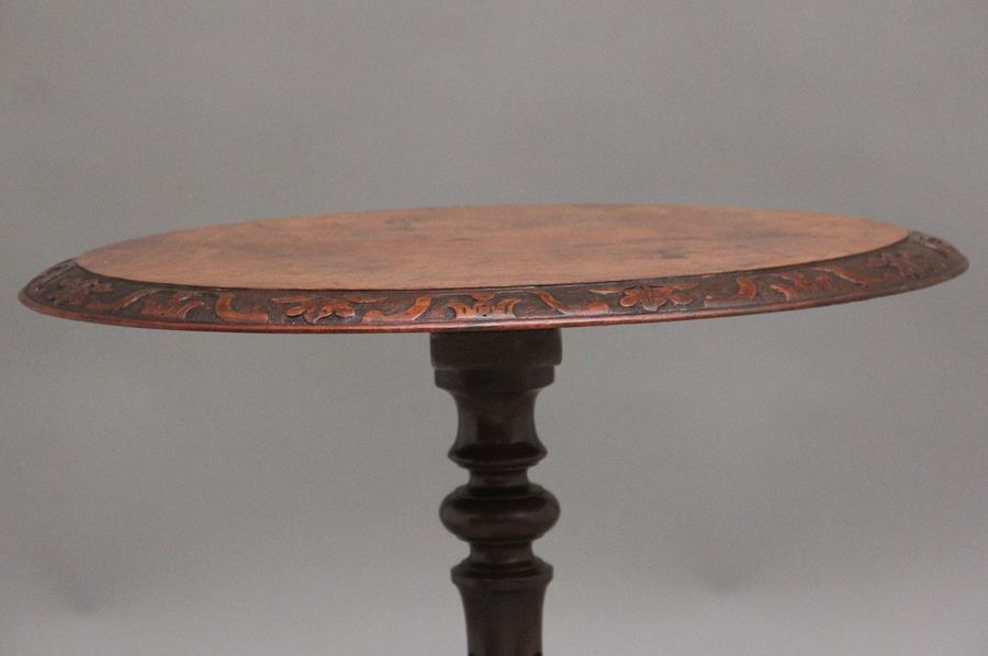 Antique 19th Century walnut occasional table