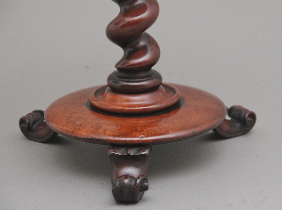 Antique 19th Century mahogany occasional table