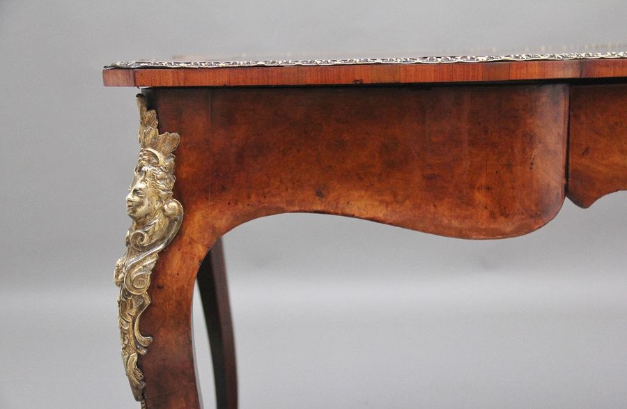 Antique 19th Century walnut writing table