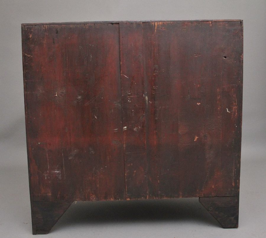 Antique Early 19th Century mahogany bowfront chest 