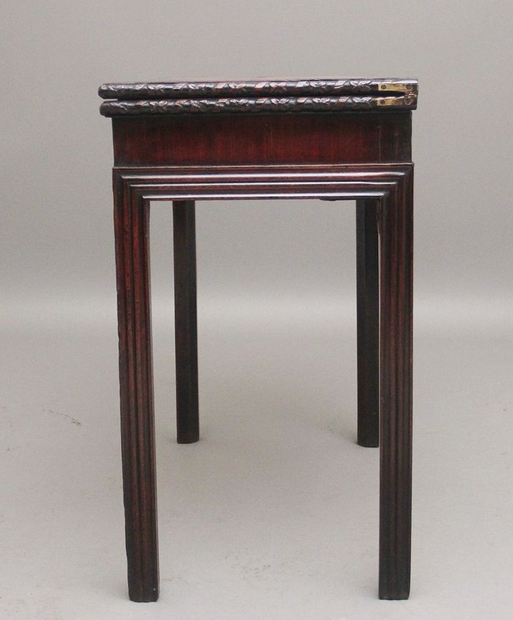Antique 18th Century mahogany card table
