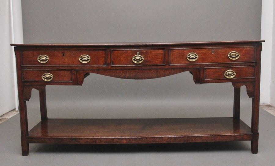 Early 19th Century oak dresser base