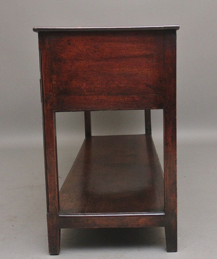 Antique Early 19th Century oak dresser base