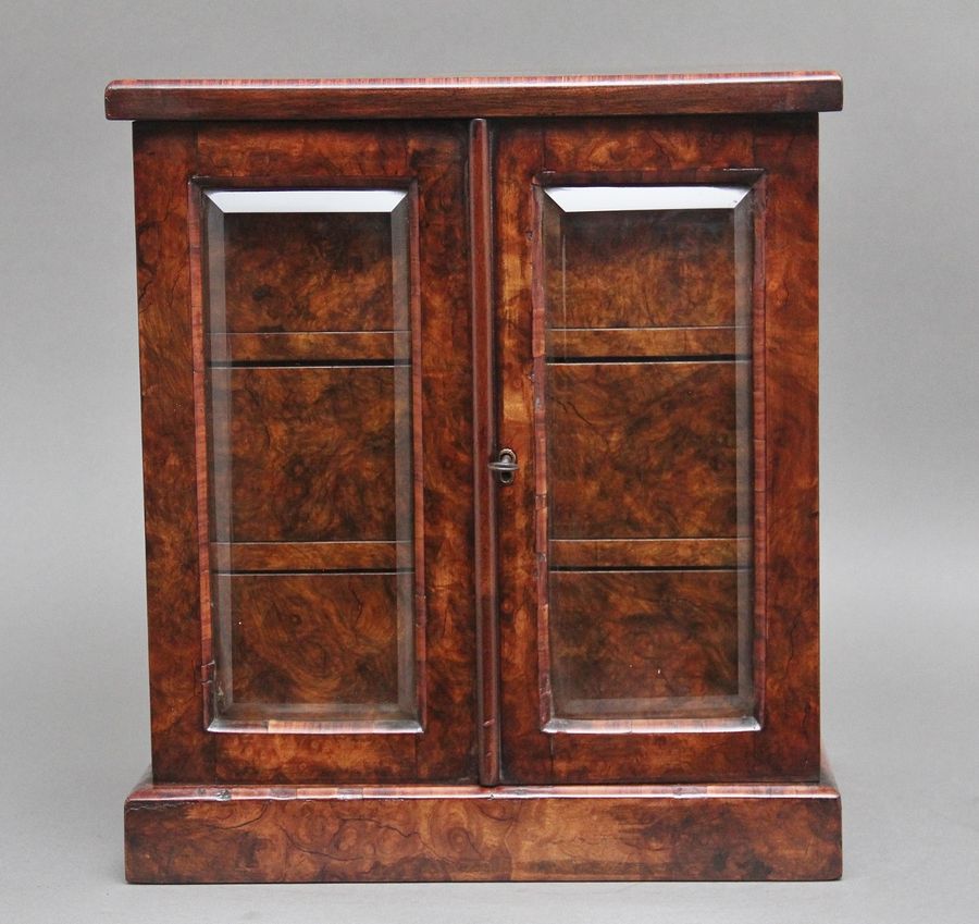 Antique 19th Century walnut table cabinet