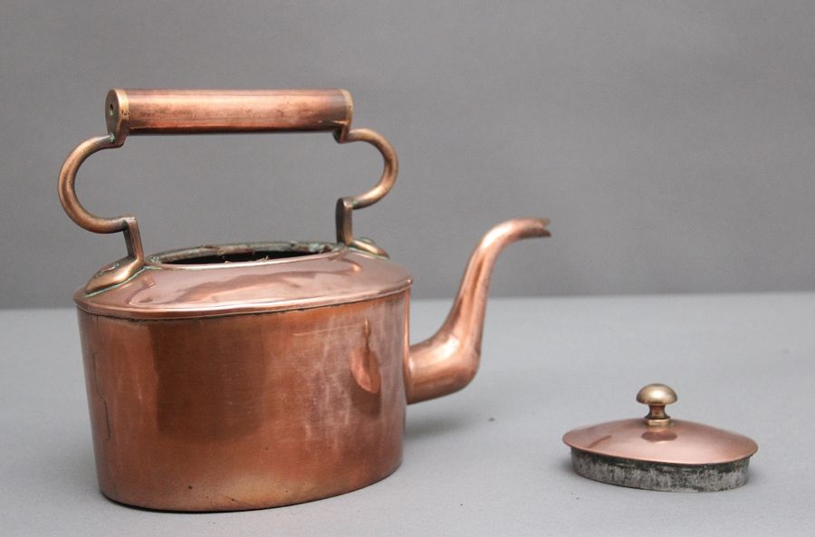 Antique 19th Century copper kettle