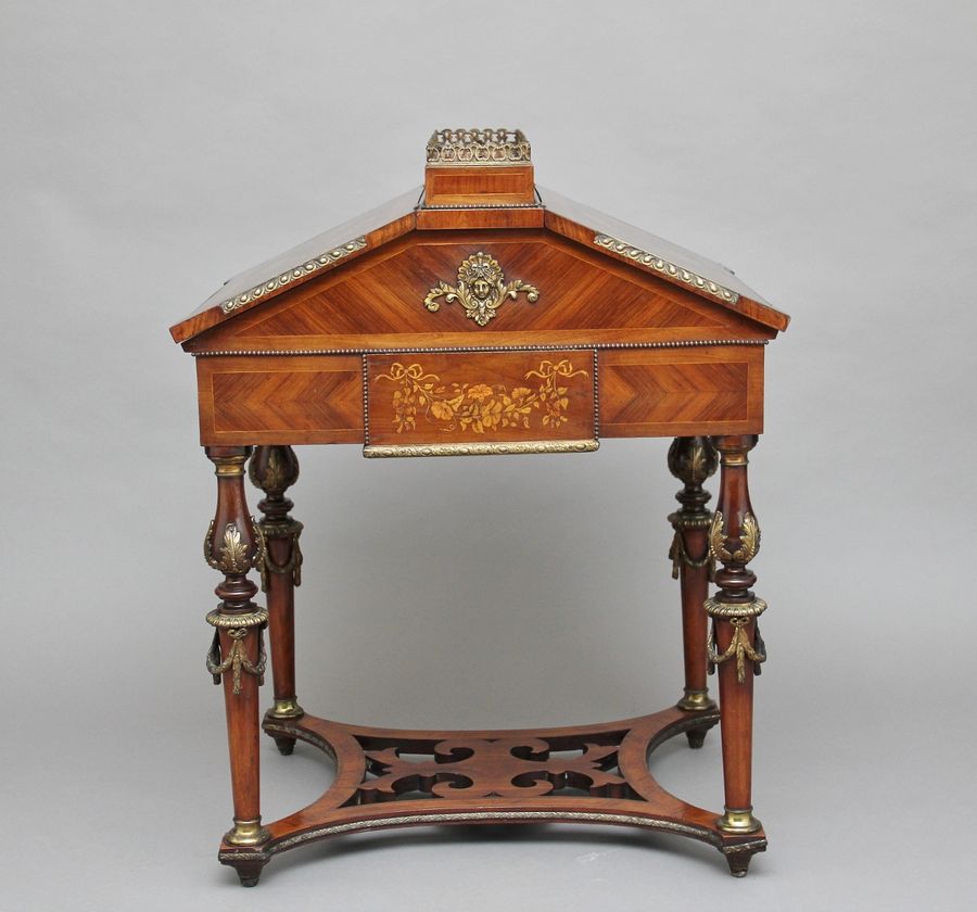 Antique 19th Century Kingwood and ormolu mounted partners desk
