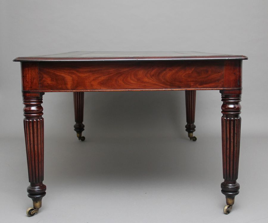 Antique 19th Century mahogany partners writing desk