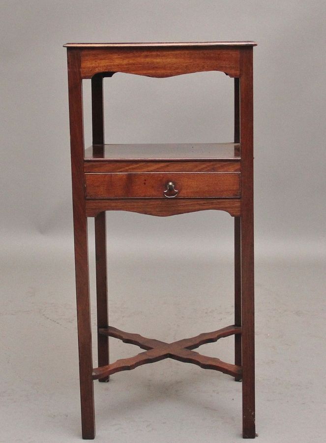 Antique 19th Century mahogany bedside table