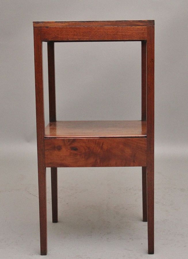 Antique 19th Century mahogany bedside table