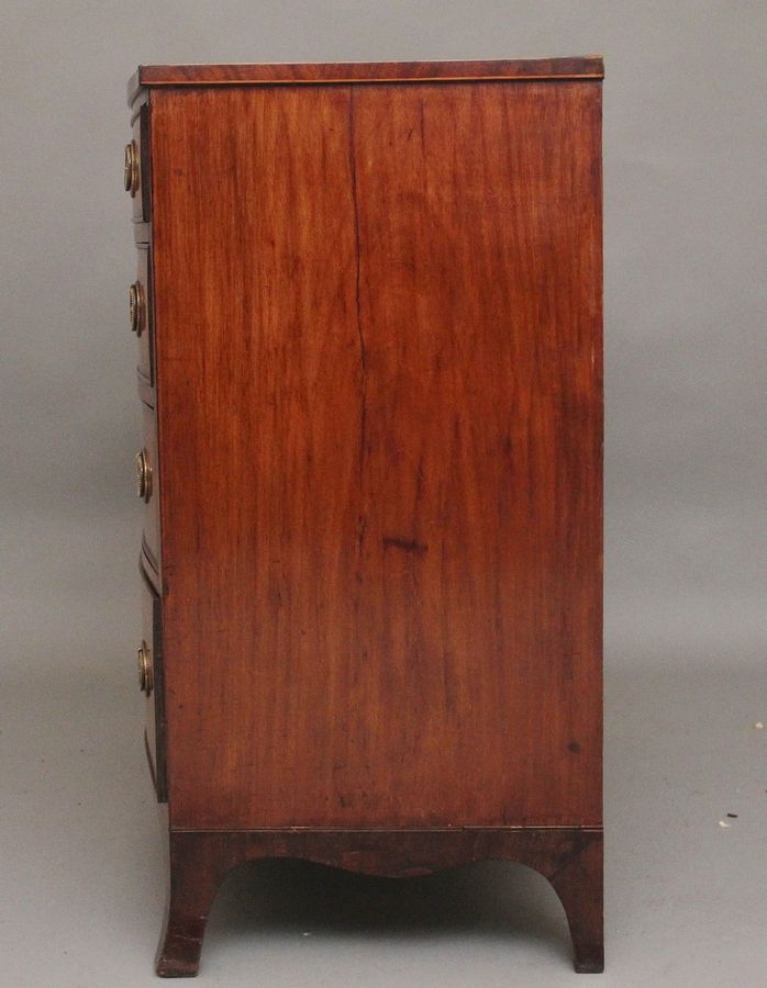 Antique 18th Century inlaid mahogany chest