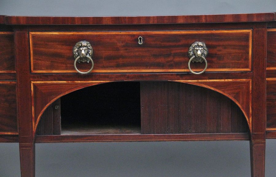 Antique 19th Century mahogany inlaid sideboard