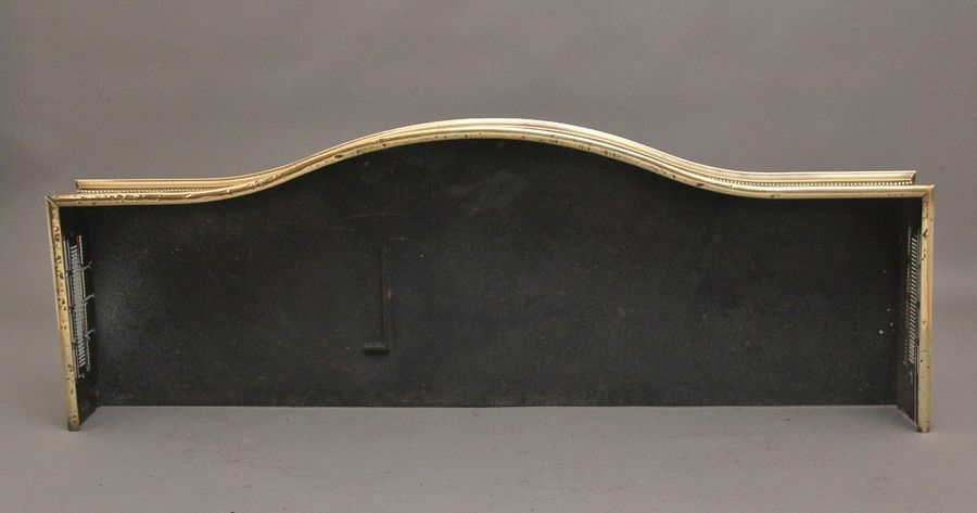 Antique 19th Century brass fender