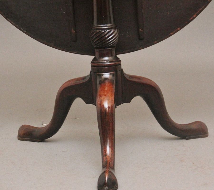 Antique 18th Century mahogany tripod table