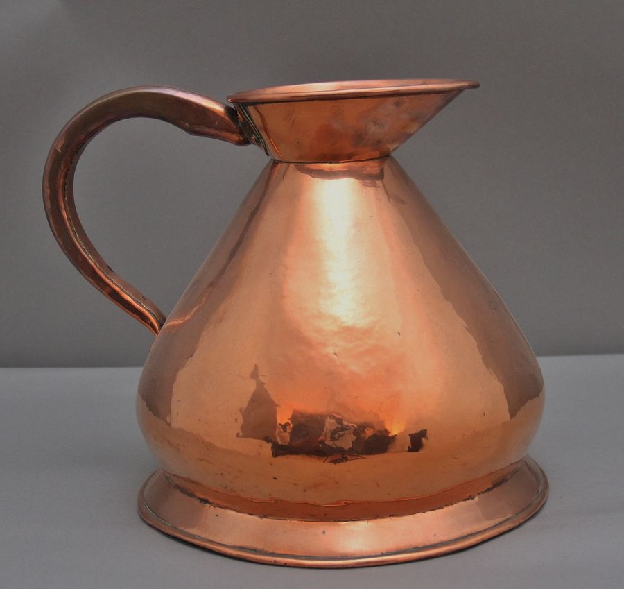 Antique 19th Century two gallon Copper Measuring Jug