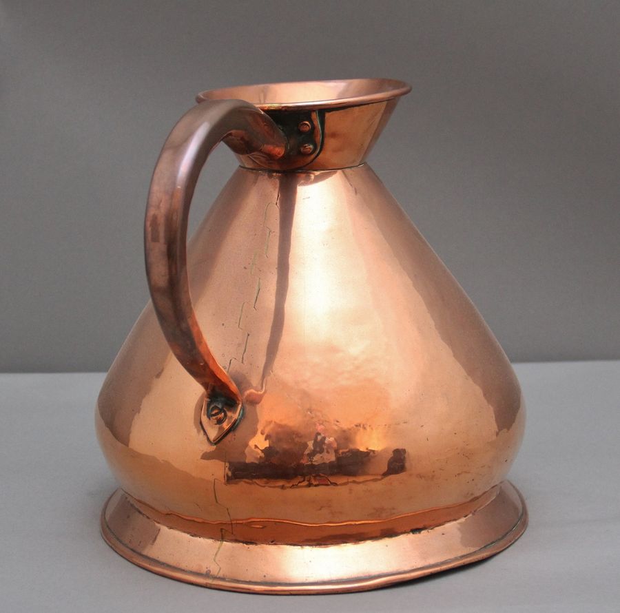 Antique 19th Century two gallon Copper Measuring Jug