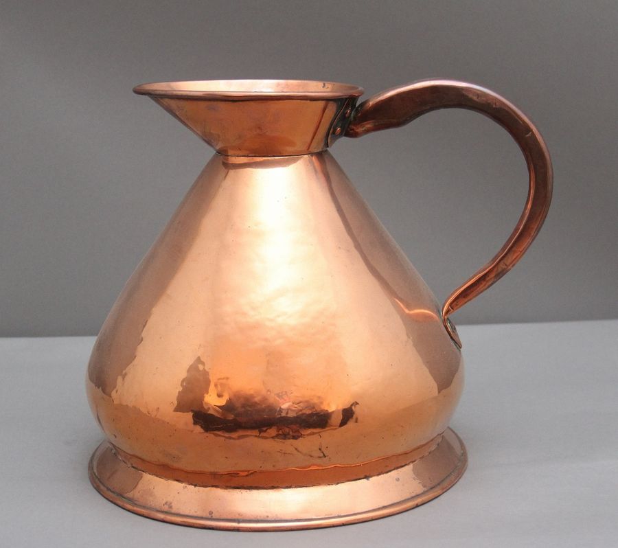 Antique 19th Century two gallon Copper Measuring Jug