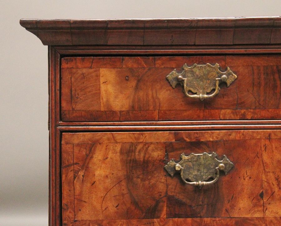 Antique 18th Century walnut chest of drawers