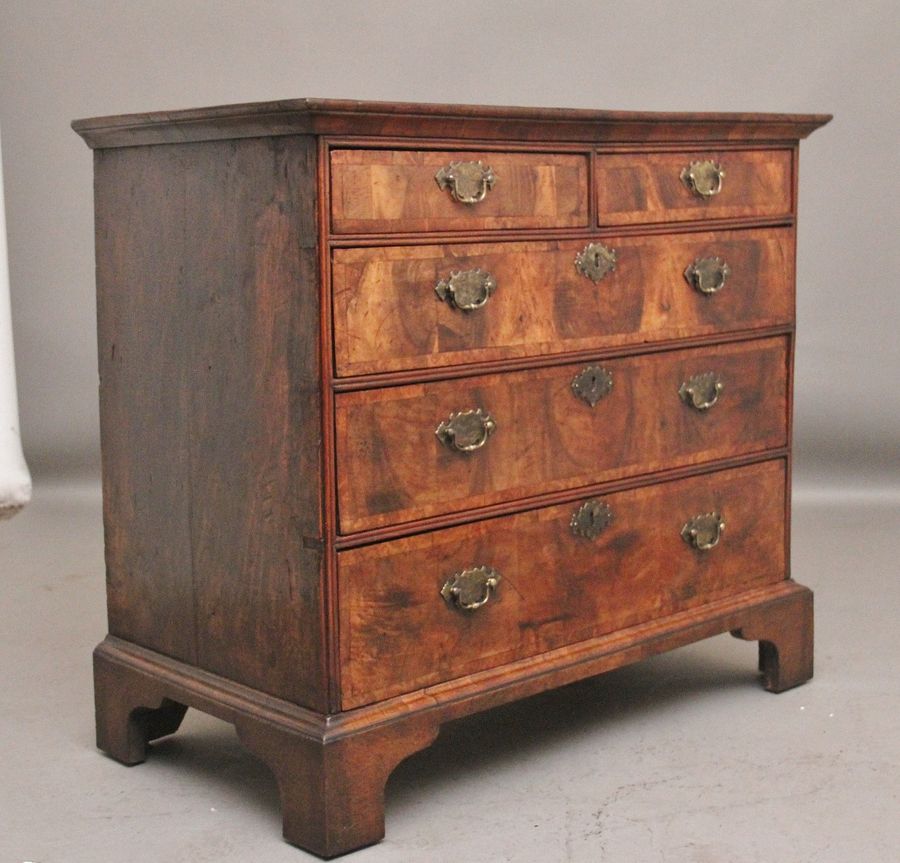 Antique 18th Century walnut chest of drawers