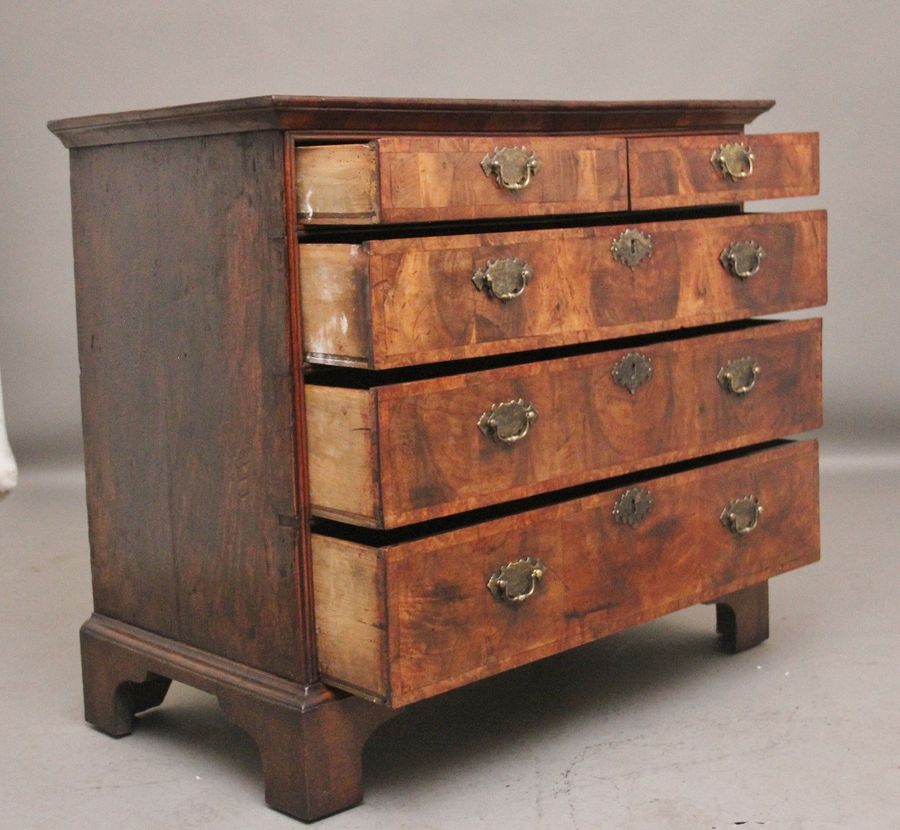 Antique 18th Century walnut chest of drawers