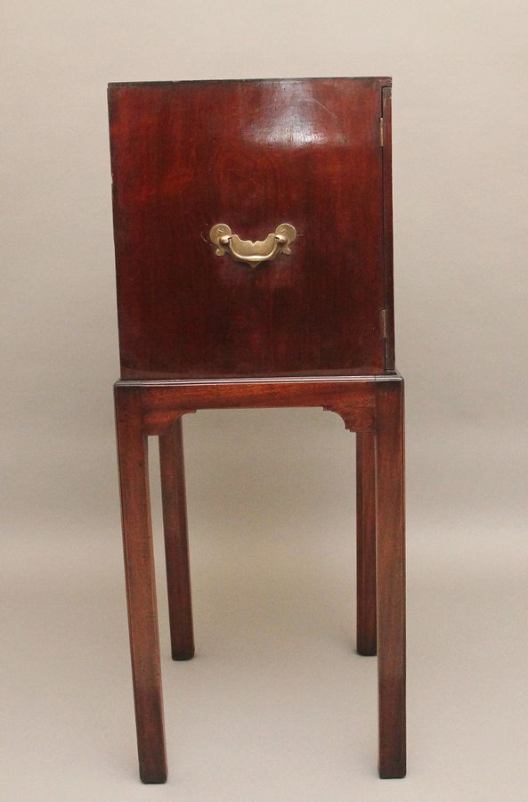 Antique Early 19th Century mahogany cabinet on stand