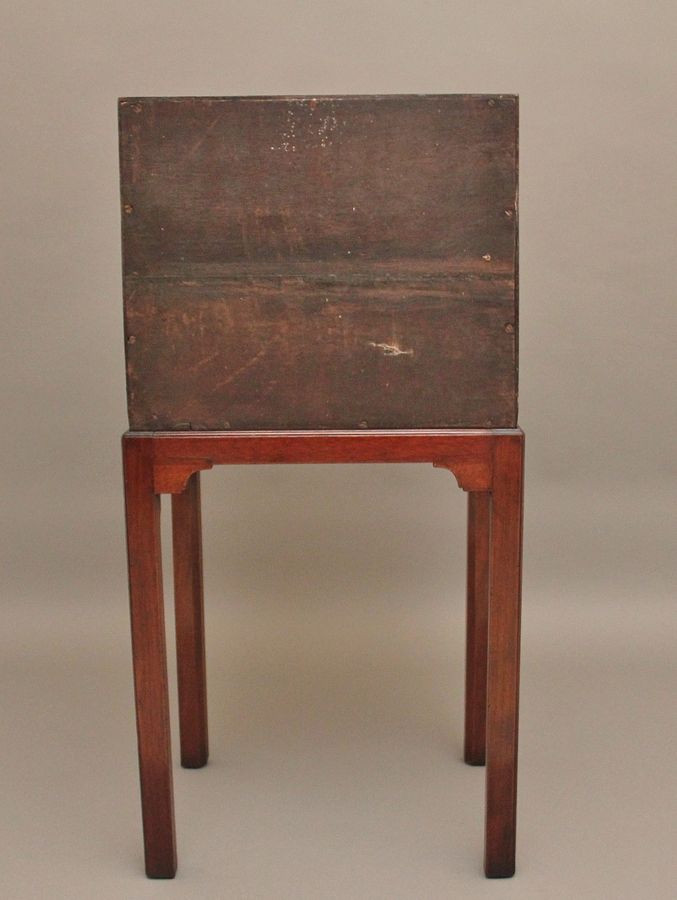 Antique Early 19th Century mahogany cabinet on stand