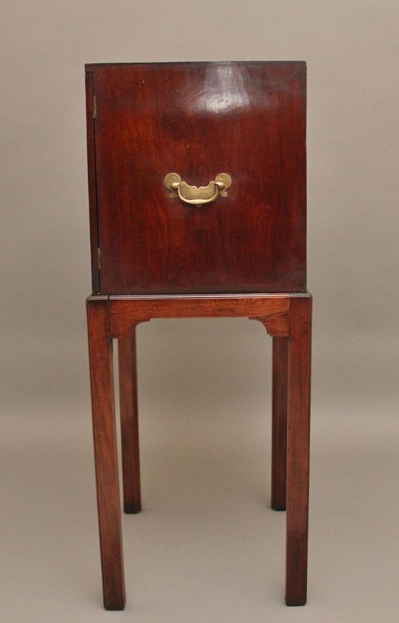 Antique Early 19th Century mahogany cabinet on stand