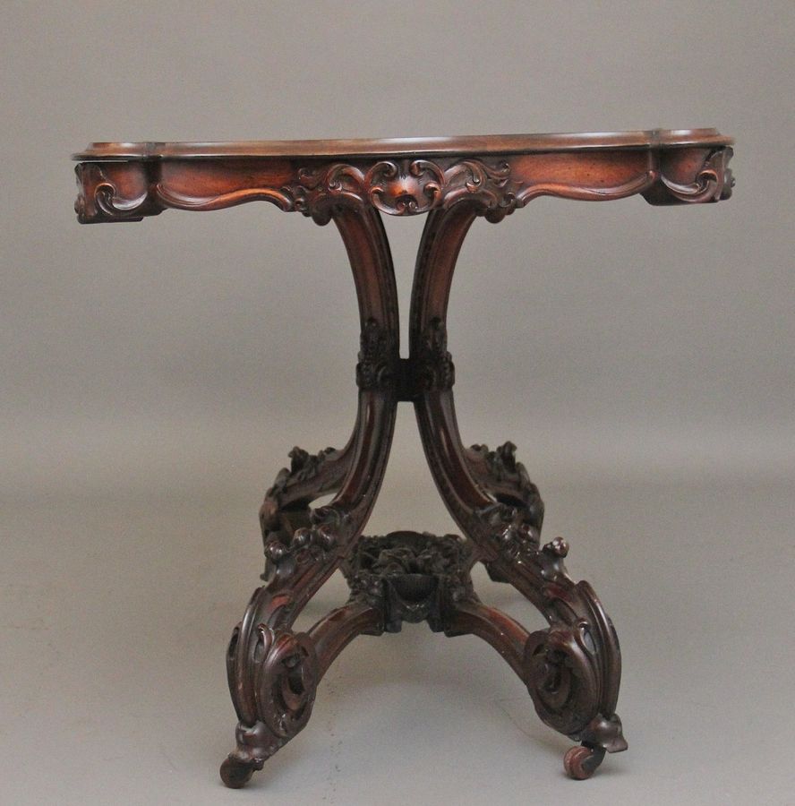 Antique 19th Century rosewood centre table