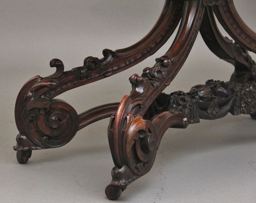 Antique 19th Century rosewood centre table