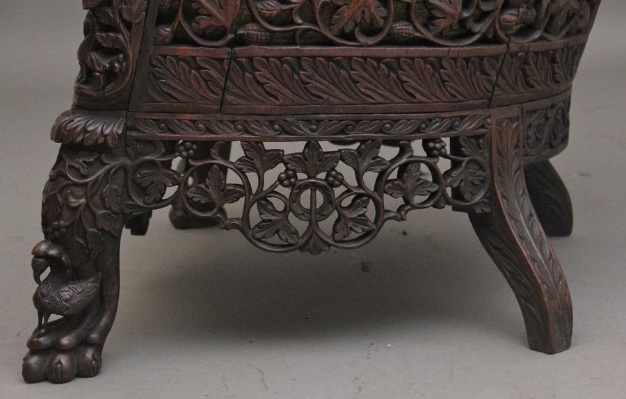 Antique 19th Century Anglo-Indian armchair