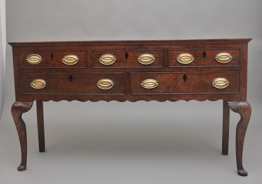 18th Century oak dresser base from the Georgian era