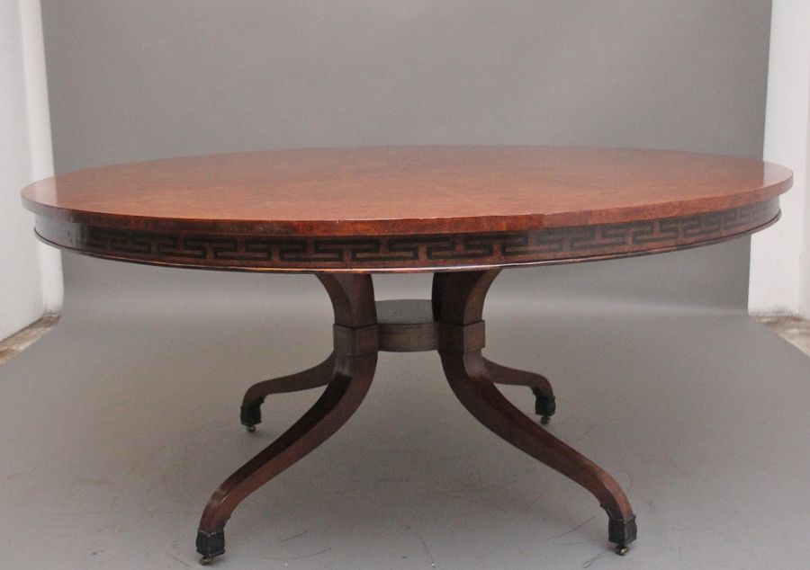 Early 20th Century pollard oak centre table