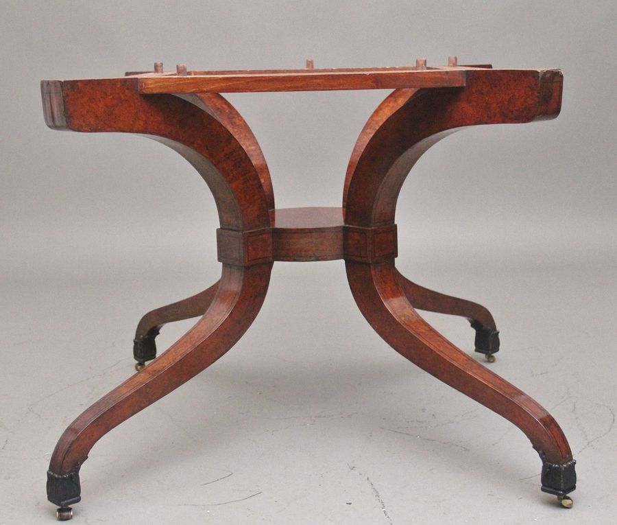 Antique Early 20th Century pollard oak centre table