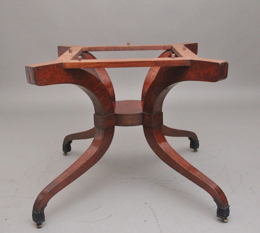 Antique Early 20th Century pollard oak centre table