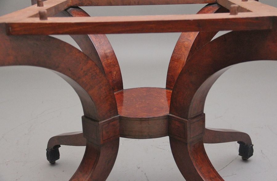 Antique Early 20th Century pollard oak centre table