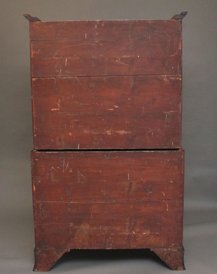 Antique Early 19th Century mahogany tallboy